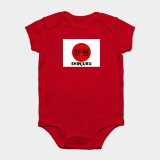 Shinjuku in Kanji Baby Bodysuit